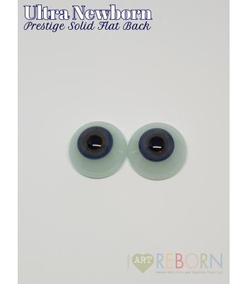  Ultra Newborn Prestige Solid Flat Back Eyes - Blue Grey
