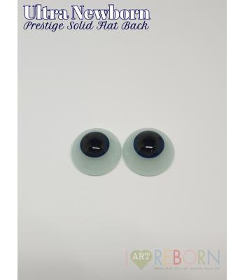  Ultra Newborn Prestige Solid Flat Back Eyes - Blue Topaz
