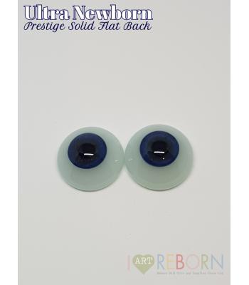  Ultra Newborn Prestige Solid Flat Back Eyes - Dark Blue