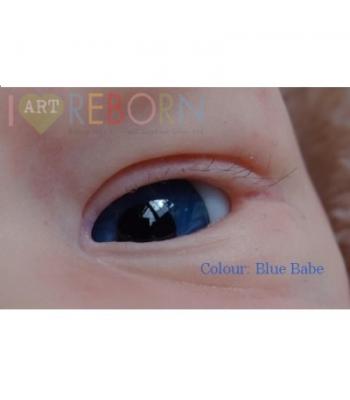 SMALL IRIS - Ultra Newborn Glass Eyes - Blue Babe