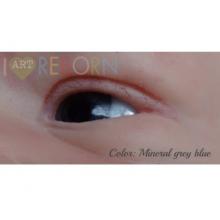 Ultra Newborn Glass Eyes - Mineral Grey Blue